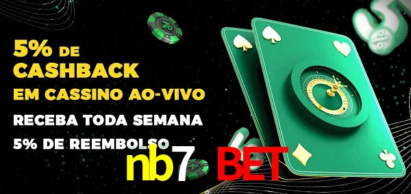 Promoções do cassino ao Vivo nb7 bet